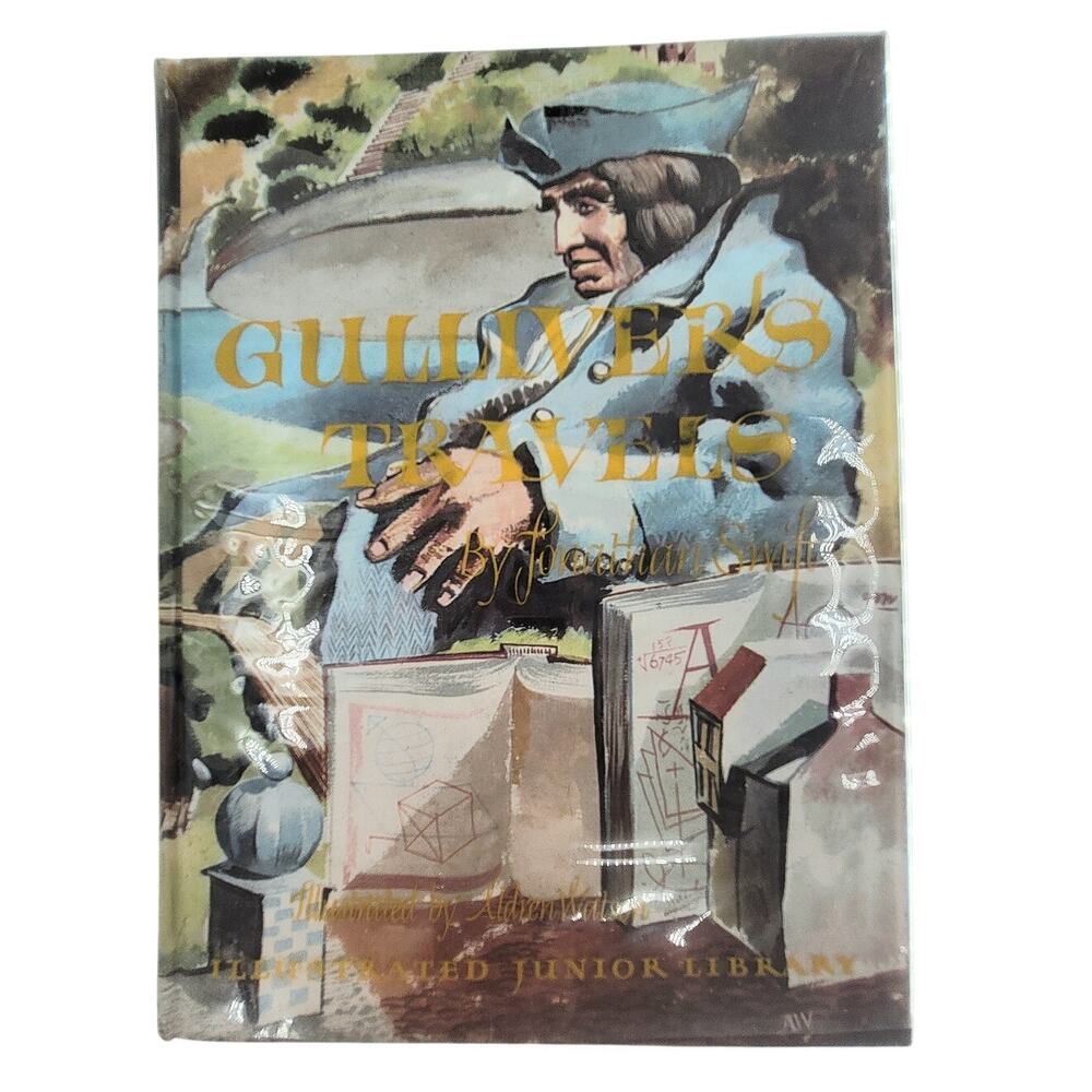 Gulliver's Travels by Jonathan Swift Junior Library 1947 Hardcover Children Book